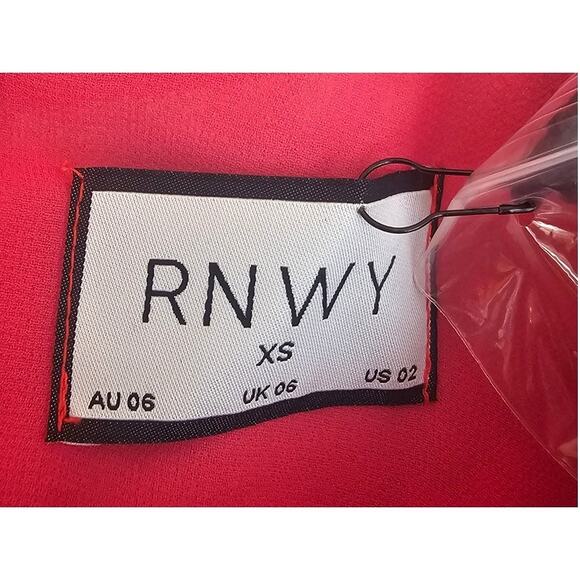 Runaway The Label Litsa Dress Pink/Red, Sexy,  NWT, NEW, SZ XS or  SZ 2 - Picture 7 of 10